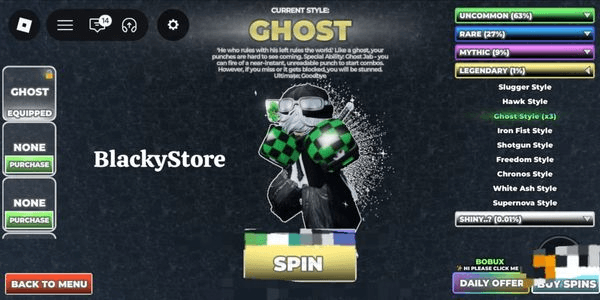 Gambar Product Akun Untiteld Boxing|| Style GHOST