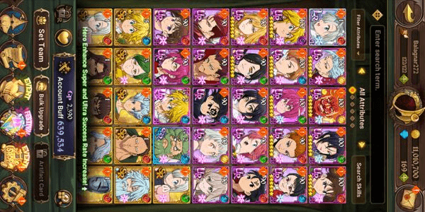 Gambar Product Cheap Seven Deadly Sins Account Part. 04