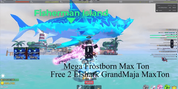 Big Frostborn Shark Max Ton