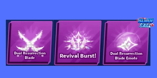 Dual Resurrection Blade Set (Sword, Emote, Explosion) - Blade Ball