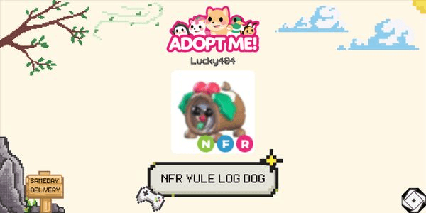 Gambar Product Yule Log Dog