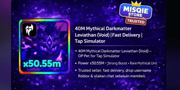 40M Mythical Darkmatter Leviathan (Void) | Fast Delivery | Tap Simulator