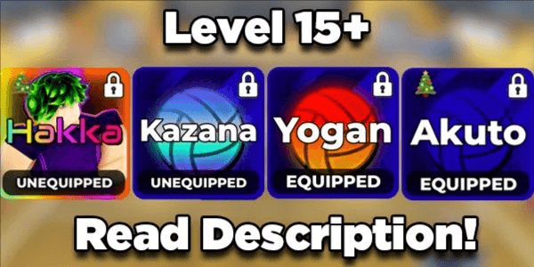 Gambar Product Hakka + Kazana + Yogan + Akuto | NO SCRIPT | Volleyball Legends