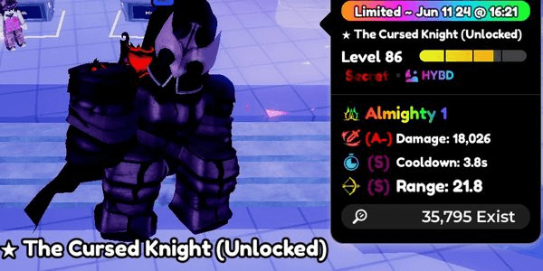 Gambar Product The Cursed Knight (Unlocked)/Igris Evo Trait Almighty