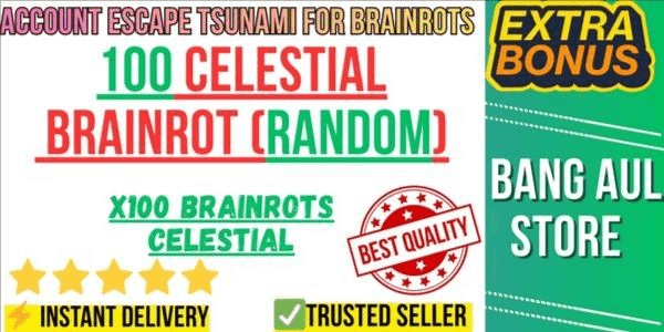 Gambar Product Akun Escape Tsunami for Brainrots | ✔️ Extra Bonus ✔️
