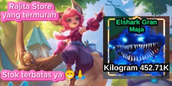Gambar Product Elshark Gran Maja || Fish it