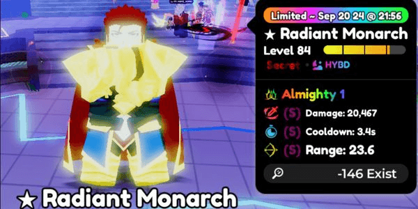 Gambar Product Radiant Monarch (EVO) Almighty