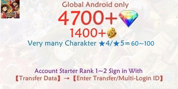 Gambar Product Akun OPBR ONE PIECE Bounty Rush-8