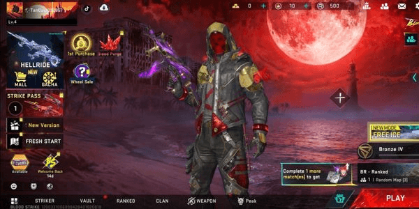 Gambar Product AKUN BLOODSTRIKE - ASIA [ Ethan - Darkwalker, UMP45 - Oni Piercer Lv2, AR97 - Sunrise, M1887 - Abyss ] #310069984284