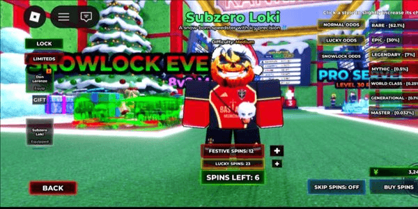 Gambar Product Akun Subzero Loki + Don Lorenzo Style