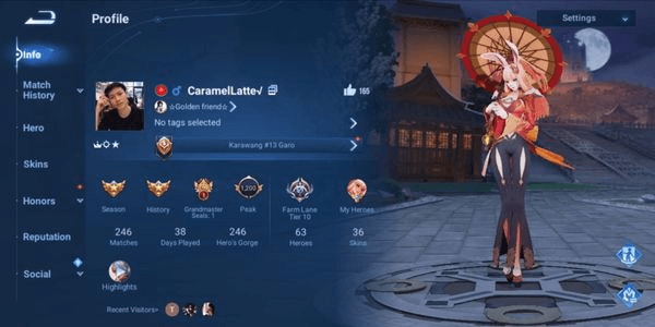 Gambar Product AKUN HOK RANK TINGGI & SKIN SULTAN