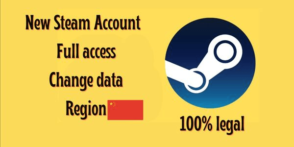 Gambar Product [STEAM] New Steam Account Region China #3