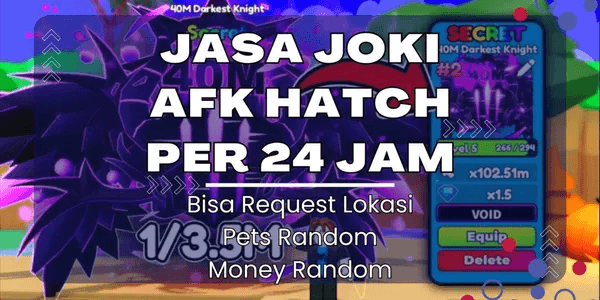 Joki Afk Hatch Per 24 Hours | Tap Simulator
