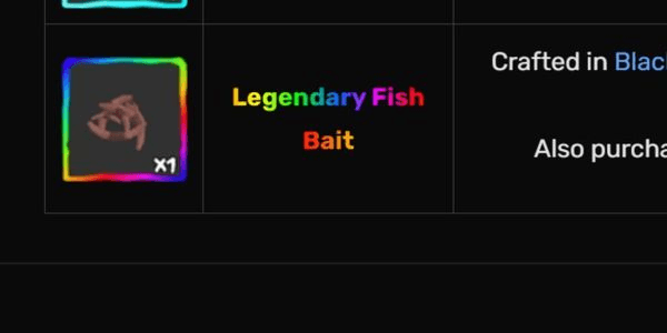 Gambar Product Legendary Fish Bait 300x Grand Piece Online