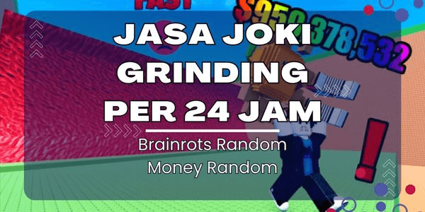 Gambar Product Joki AFK Grinding Per 24 Hours | Escape Tsunami For Brainrots!