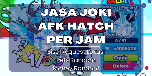 Gambar Product Joki Afk Hatch Per Jam | Tap Simulator
