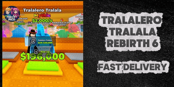 Gambar Product Tralalero Tralala Rebirth 6 - Break a lucky Block!