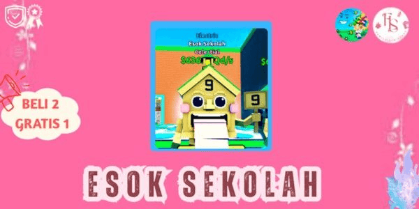 Gambar Product Esok Sekolah | Escape Tsunami For Brainrots