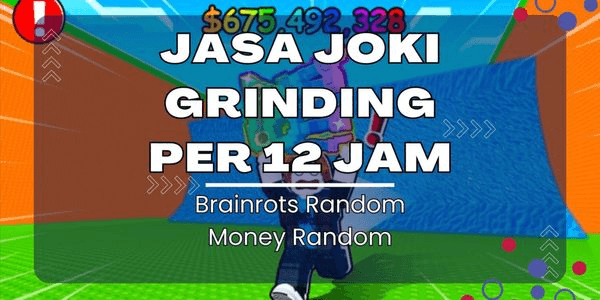 Gambar Product Joki AFK Grinding Per 12 Hours | Escape Tsunami For Brainrots!