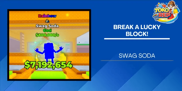 Rainbow Swag Soda (800k/s)