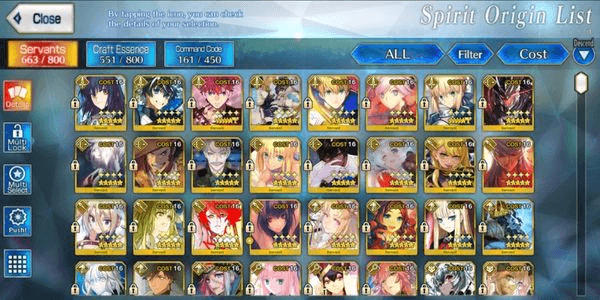 Gambar Product [NA] Akun FGO NA 50 SSR (57 WNP)