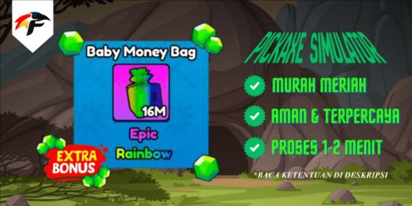 Gambar Product Baby Money Bag - Pickaxe Simulator
