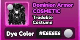 Gambar Product Dominion Armor E6E6E6