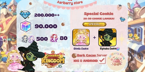 Gambar Product CRK Combo Special Cookie Account (Glinda + Elphaba) Cookie + Crystals