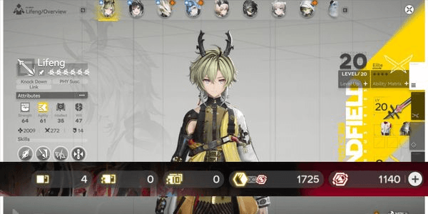 Gambar Product Arknight Endfield | Lv20 Lifeng + SR | 4 SP Tickets | 1700+ Diamonds