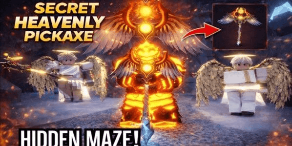 Gambar Product JOKI Heavenly Pickaxe - The Forge