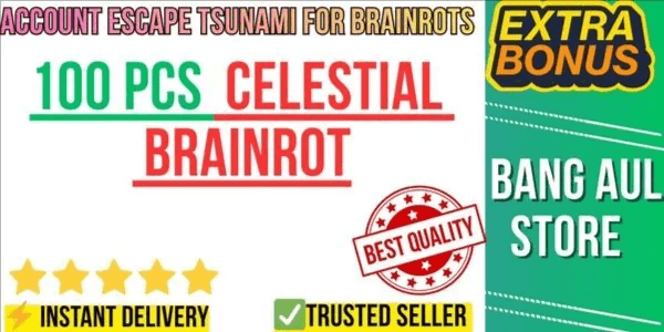 Akun Escape Tsunami for Brainrots | ✔️ Extra Bonus ✔️