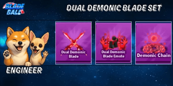 Dual Demonic Blade set