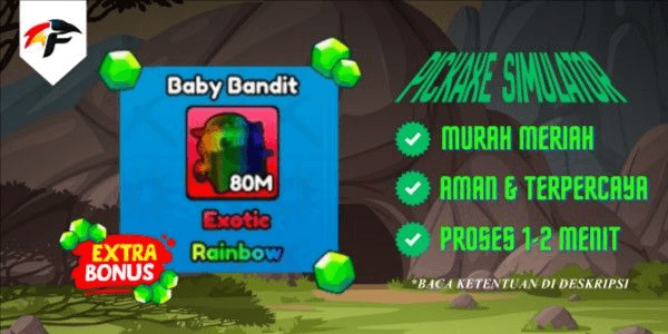Gambar Product Baby Bandit - Pickaxe Simulator