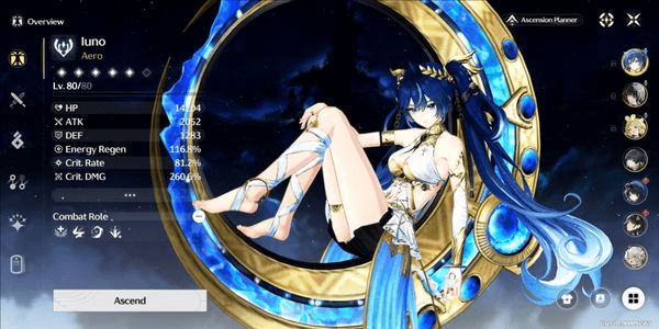 Gambar Product End game account gg Uid 9000, not a reroll account