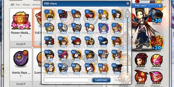 Gambar Product Akun Lost Saga Valofe Herper Ramai Murmer Sultan!!