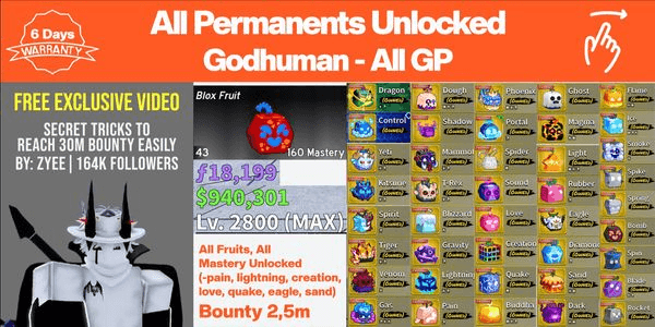 Gambar Product Akun Fruit Permanent -  No 1