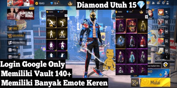 Gambar Product Newbie Level 20 Safe & Trusted 100% Free Fire Account