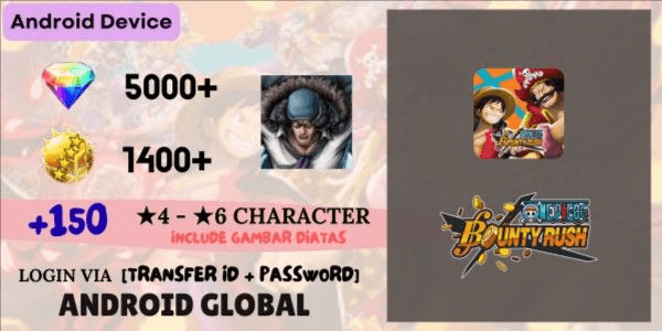 Akun Reroll ONE PIECE Bounty Rush [Android] - 6