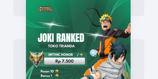 Gambar Product Mythic Honor Per Bintang