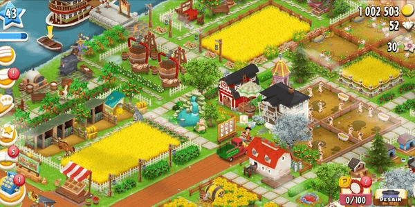 Gambar Product Farm Hay Day Level 43 is Already Beautifully Decorated