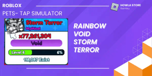 Rainbow Void Storm Terror (Mythic) | Roblox Tap Simulator