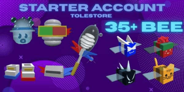 Gambar Product 30-37 BEE ☑️BUBBLE MASK☑️MOUNTAIN TOP GEAR☑️GET RANDOM 2-4 EVENT BEES ☑️CLEAN ACCOUNT NOT LINKED EMAIL | ☑️ INSTANT DELIVERY