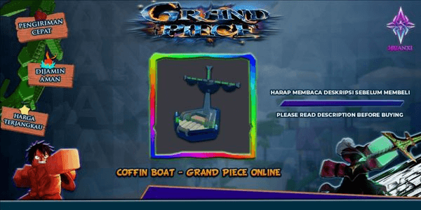 Gambar Product Coffin Boat - Grand Piece Online