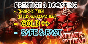 Joki Prestige III | Level 1 - 150