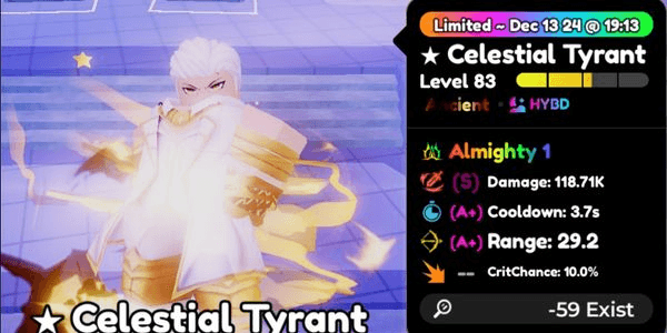 Gambar Product Celestial Tyrant (EVO) Almighty