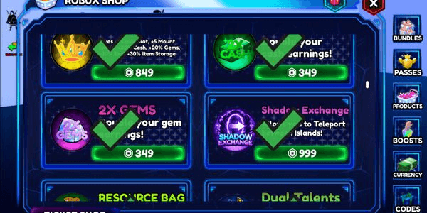 Gambar Product STARTER FULL GAMEPASS SR EXCALIBUR+CALIBUR LV 900+ ARISE CROSSOVER