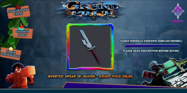 Gambar Product Inverted Spear of Heaven