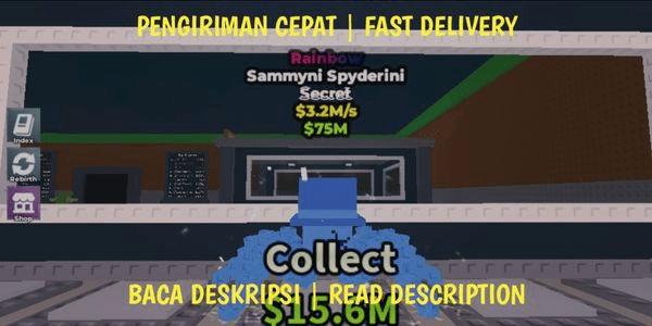 Gambar Product Rainbow Sammyini Spyderini