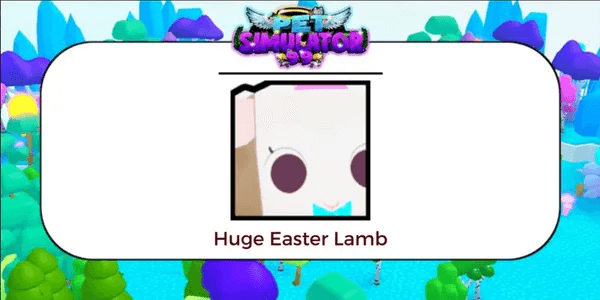 Huge Easter Lamb