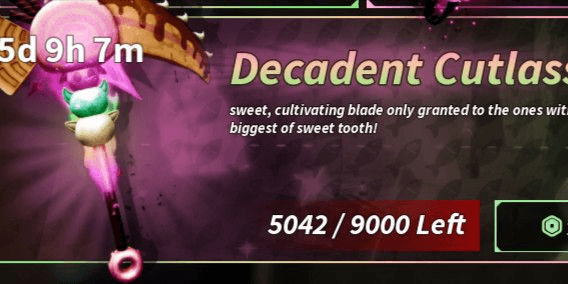 Gambar Product Decadent cutlass -Oniriflax skin